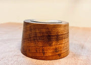 Kerzenhalter – Nussbaum & Messing