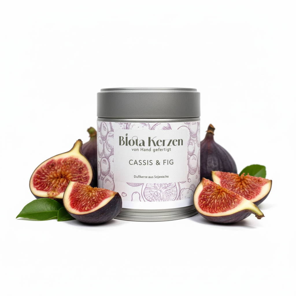 Duftkerze Cassis und Fig