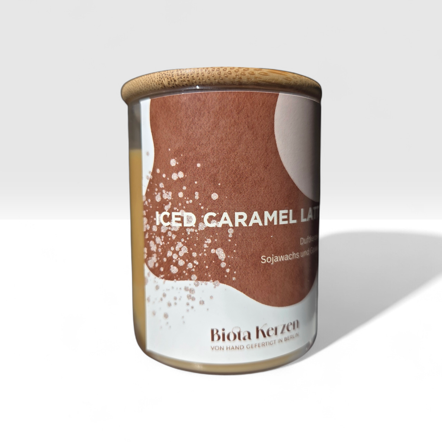 Duftkerze Iced Caramel Latte im Glas