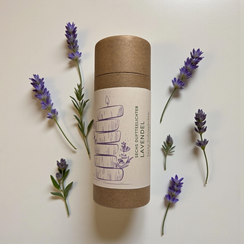 Duft-Teelichter Lavendel 