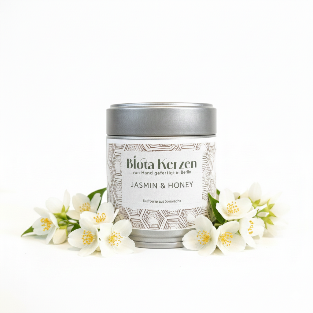 Duftkerze Jasmin und Honey