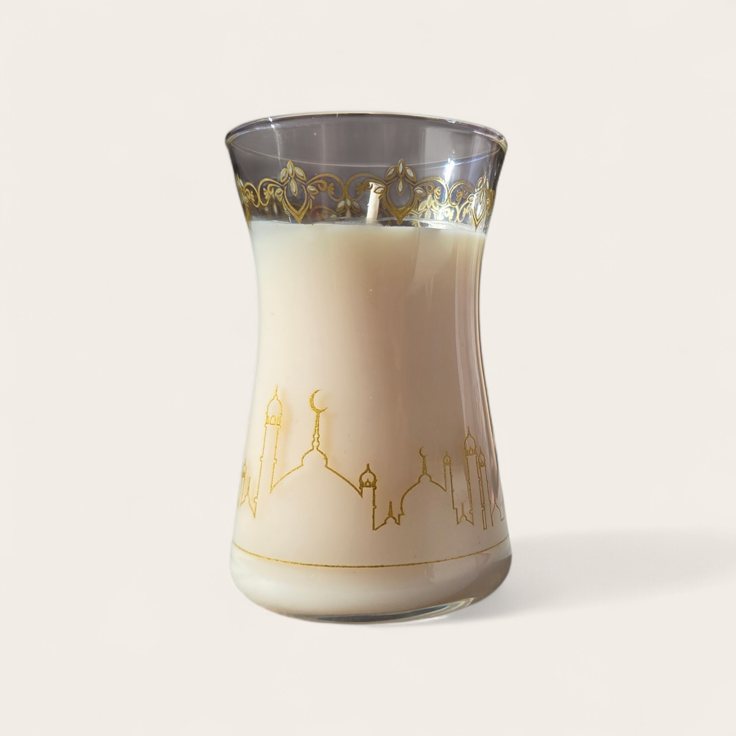 Duftkerze Fig und Cassis im orientalischen Teeglas