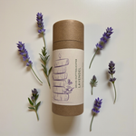 Sechs Teelichter Lavendel