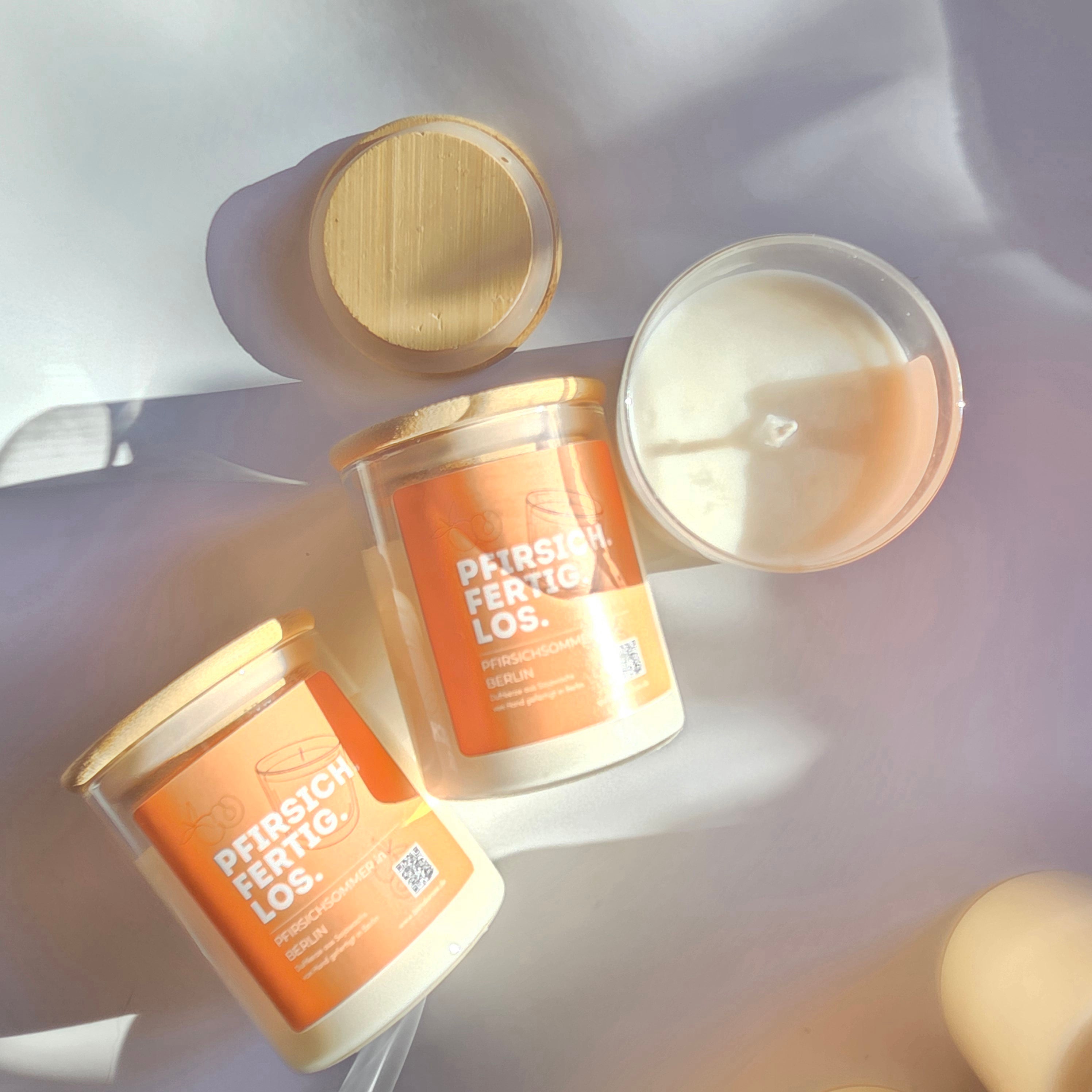 Duftkerze Orange Sunrise Berlin Steht Auf