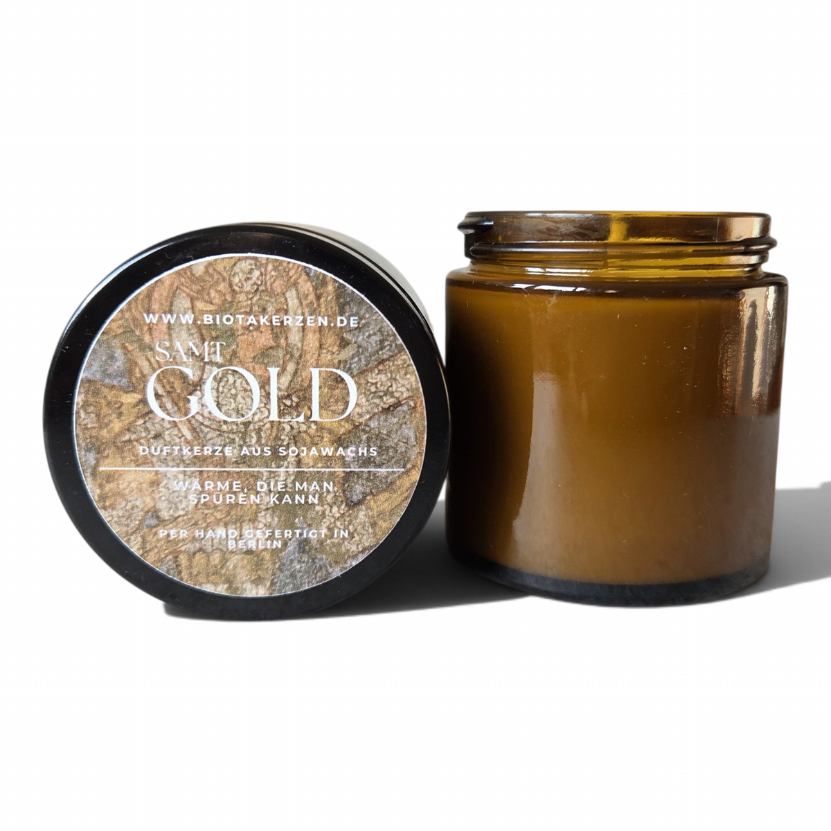 SAMT GOLD - Duftkerze aus Sojawachs
